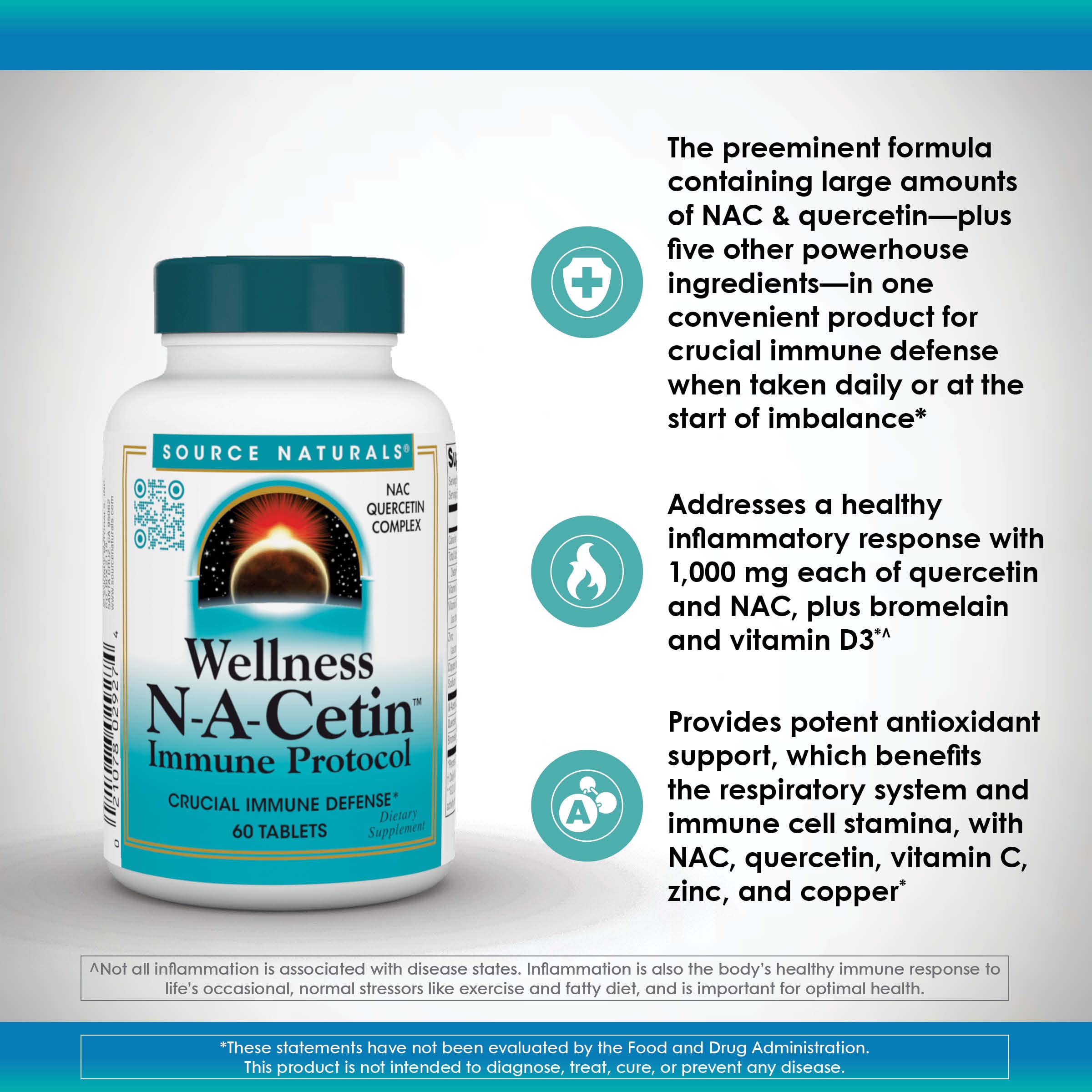 Foto 6 pulgar | Protocolo Inmunitario De N-a-cetin De Supplement Source Naturals Wellness - Venta Internacional.