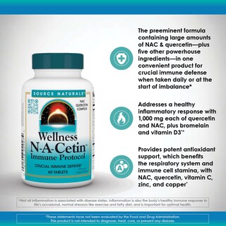 Foto 5 | Protocolo Inmunitario De N-a-cetin De Supplement Source Naturals Wellness - Venta Internacional.