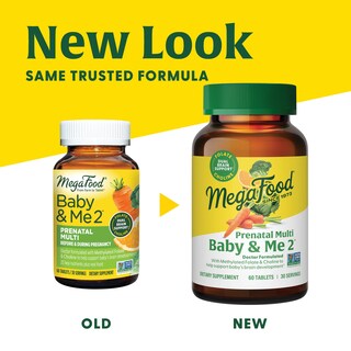 Foto 2 | Multivitaminas Prenatales Megafood Baby & Me 2 120 Comprimidos - Venta Internacional.