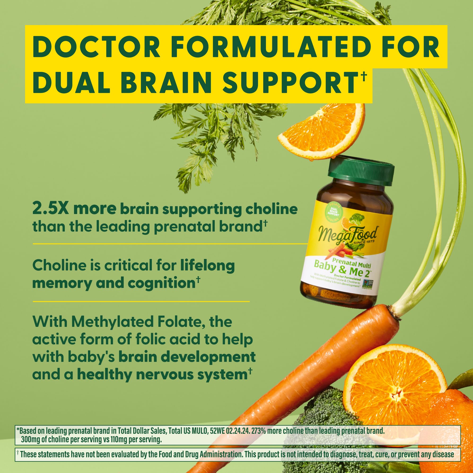 Foto 6 pulgar | Multivitaminas Prenatales Megafood Baby & Me 2 120 Comprimidos - Venta Internacional.
