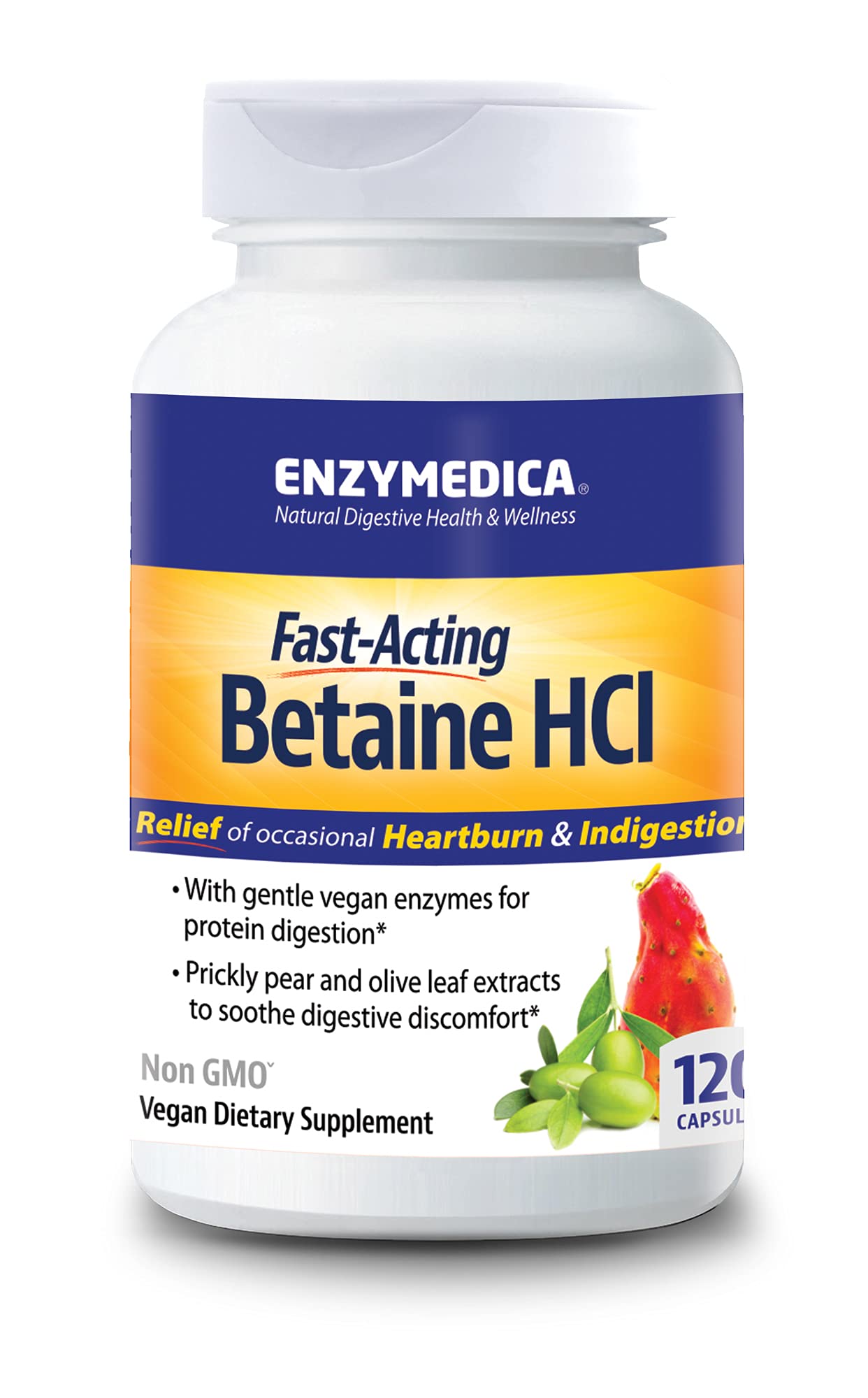 Foto 1 | Suplemento Enzymedica Betaína Hcl 120 Cápsulas - Venta Internacional.
