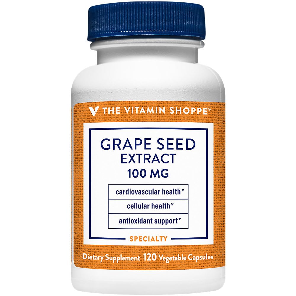 Foto 2 | Complemente El Extracto De Semilla De Uva Vitamin Shoppe De 100 Mg - Venta Internacional.