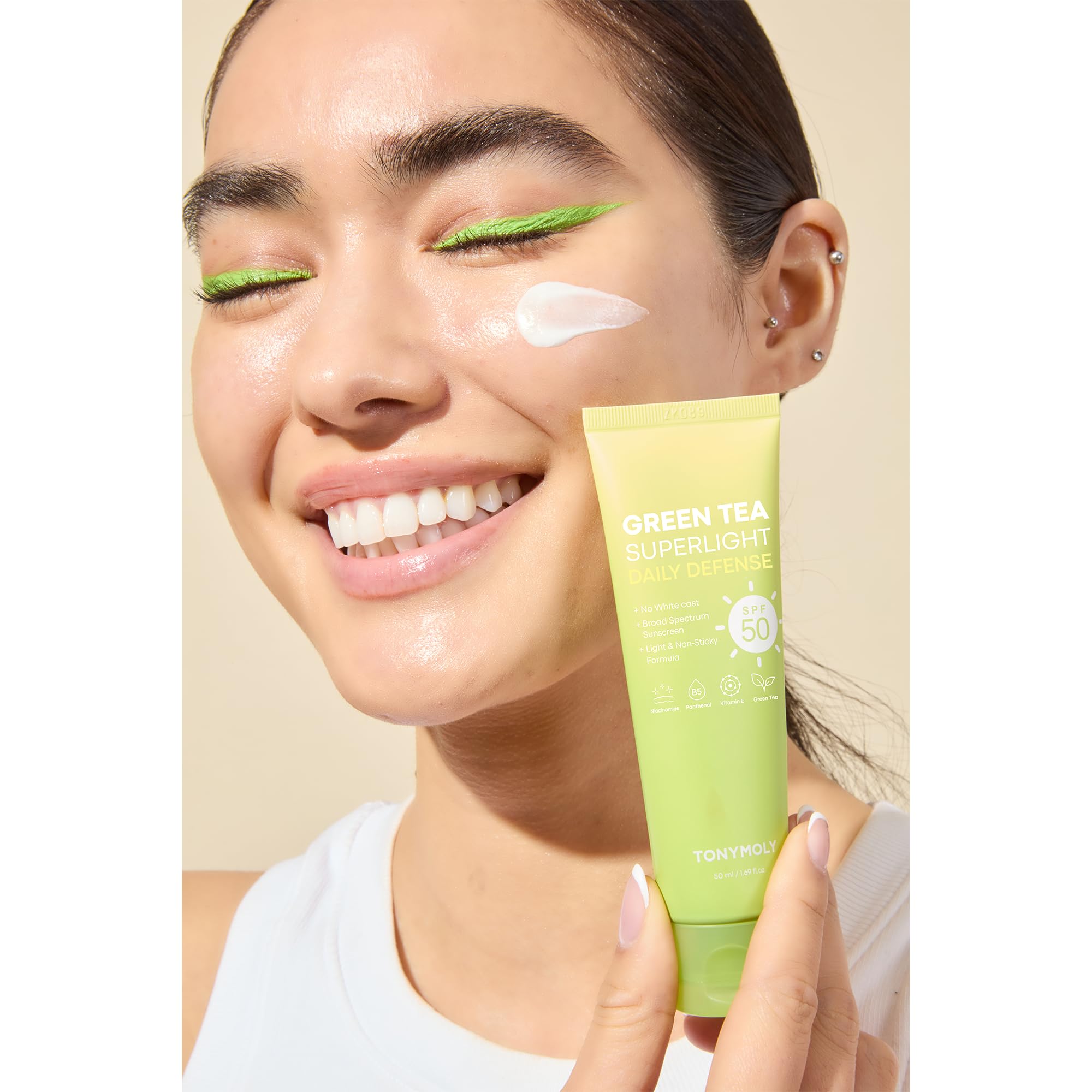 Foto 4 pulgar | Protector Solar Tonymoly Green Tea Spf 50 50 Ml Para Rostro - Venta Internacional.