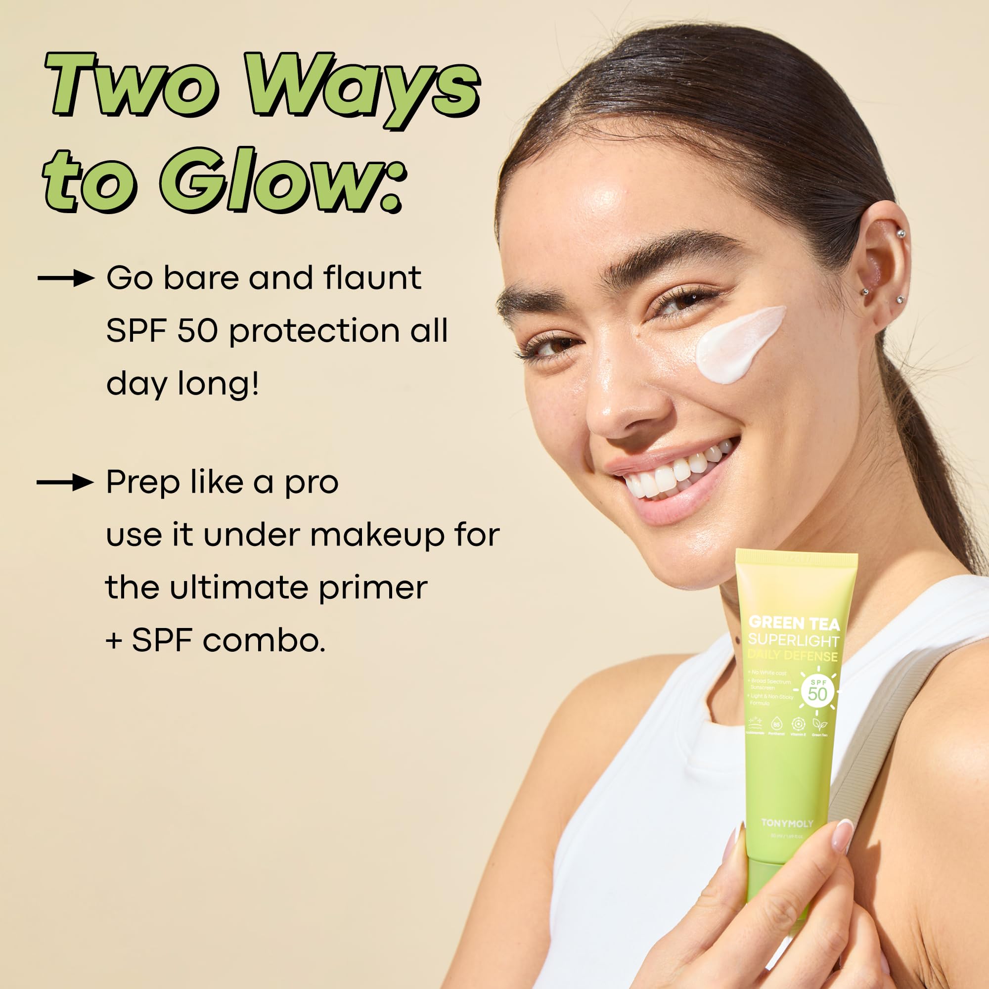 Foto 7 pulgar | Protector Solar Tonymoly Green Tea Spf 50 50 Ml Para Rostro - Venta Internacional.