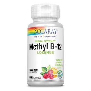 Foto 1 | Suplemento Solaray, Metil B12, Limón, 5000 Mcg, 60 Unidades - Venta Internacional.