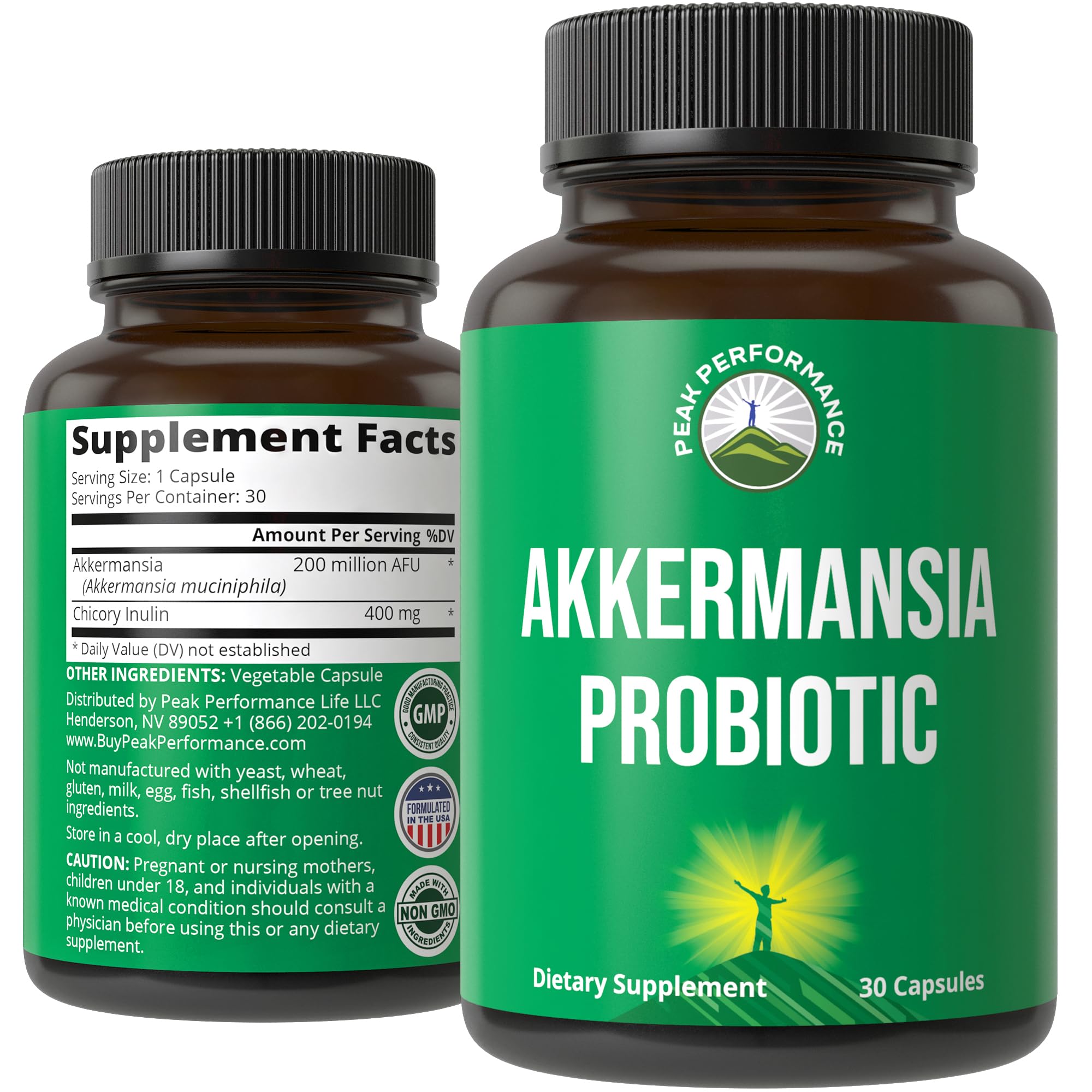 Foto 2 pulgar | Probiotic Peak Performance Akkermansia Muciniphila 200 Millones De Cfus - Venta Internacional.