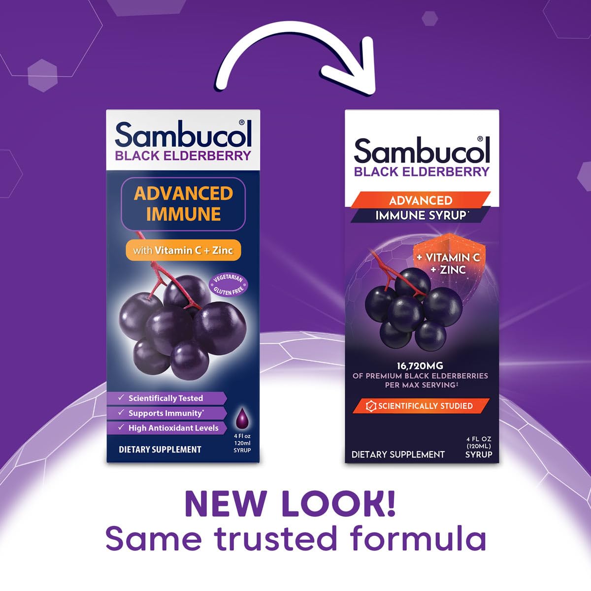 Foto 2 | Suplemento De Jarabe De Saúco Negro Sambucol Advanced 120 Ml - Venta Internacional.