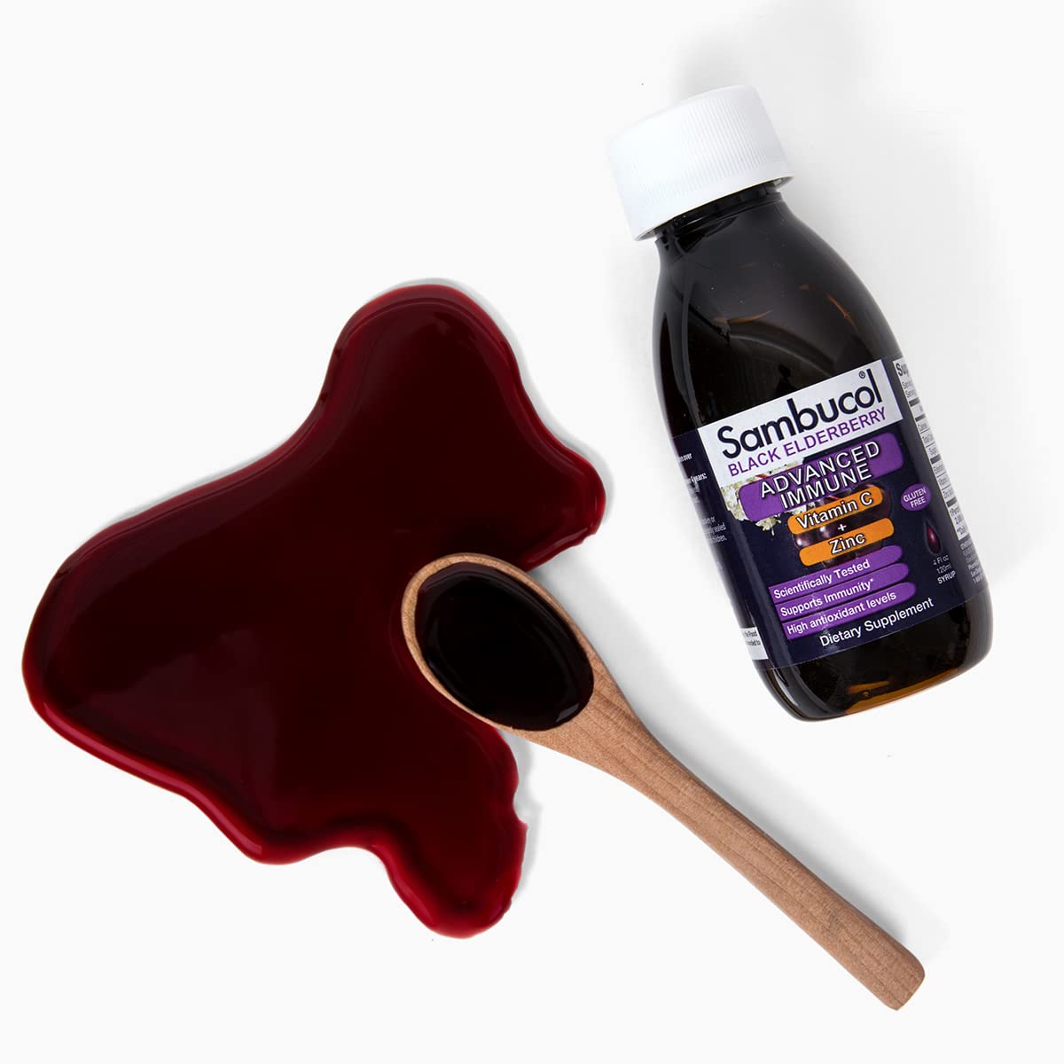 Foto 7 | Suplemento De Jarabe De Saúco Negro Sambucol Advanced 120 Ml - Venta Internacional.