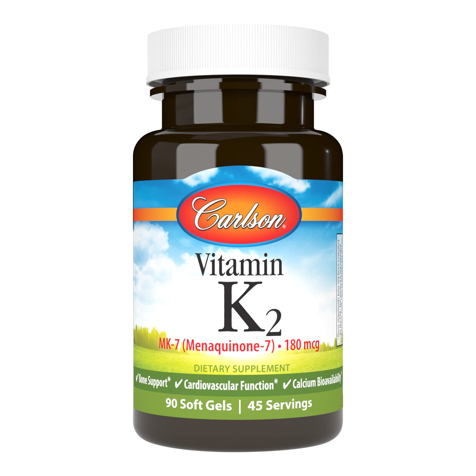Foto 2 pulgar | Suplemento Carlson De Vitamina K2 Mk-7 180 Mcg 90 Cápsulas Blandas - Venta Internacional.
