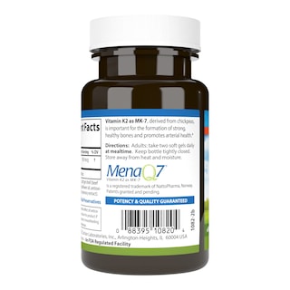 Foto 3 | Suplemento Carlson De Vitamina K2 Mk-7 180 Mcg 90 Cápsulas Blandas - Venta Internacional.