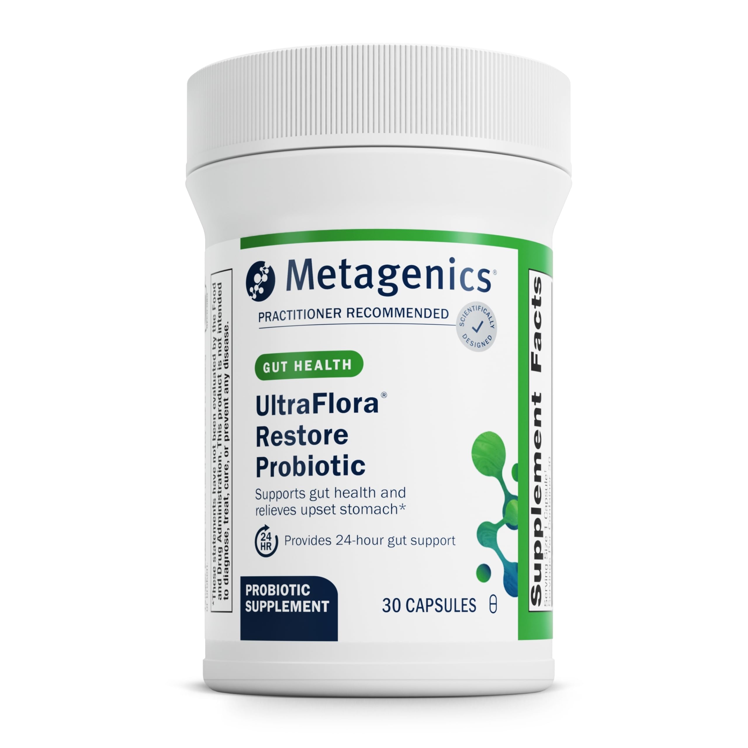 Foto 2 pulgar | Probiotic Metagenics Ultraflora Restore 30 Cápsulas - Venta Internacional.
