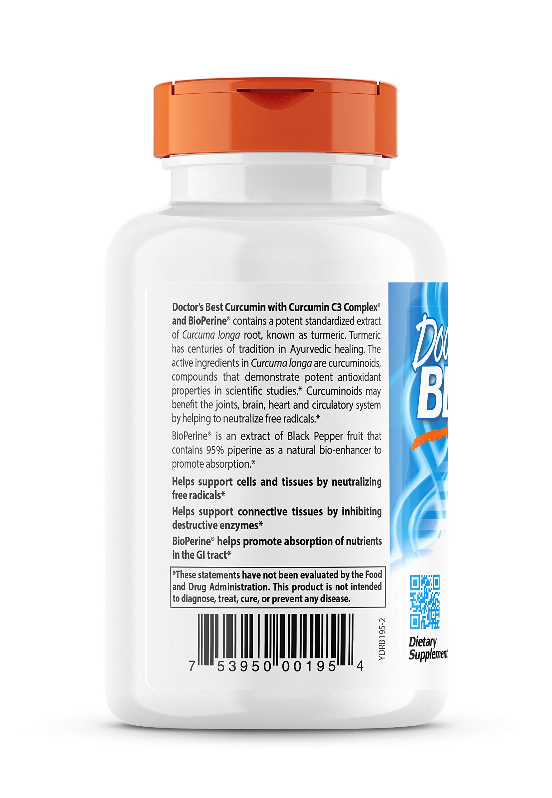 Foto 3 pulgar | Suplemento Doctor's Best De Curcumina A Partir De Cúrcuma, 1000 Mg, 120 Tabletas - Venta Internacional.