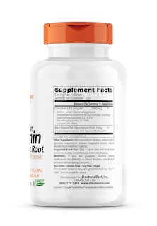 Foto 3 | Suplemento Doctor's Best De Curcumina A Partir De Cúrcuma, 1000 Mg, 120 Tabletas - Venta Internacional.