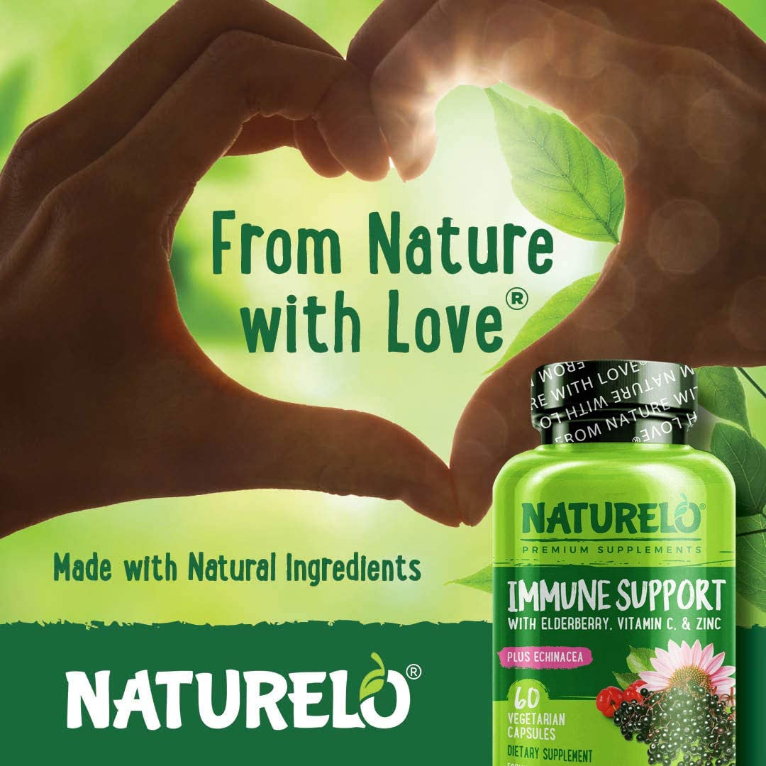 Foto 8 pulgar | Complemente Naturelo Immune Support Con Vitamina C, Saúco Y Zinc - Venta Internacional.