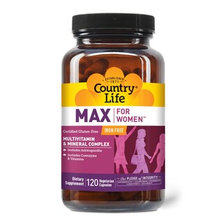Foto 1 | Suplemento Country Life Max Para Mujer 120 Cápsulas Veganas - Venta Internacional.