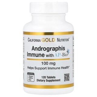 Foto 1 | Suplemento California Gold Nutrition Andrographis Immune 100 Mg 120 Comprimidos - Venta Internacional.