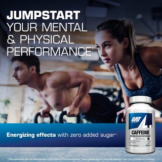 Foto 2 | Suplemento Gat Sport Essentials Cafeína 200 Mg 100 Comprimidos - Venta Internacional.