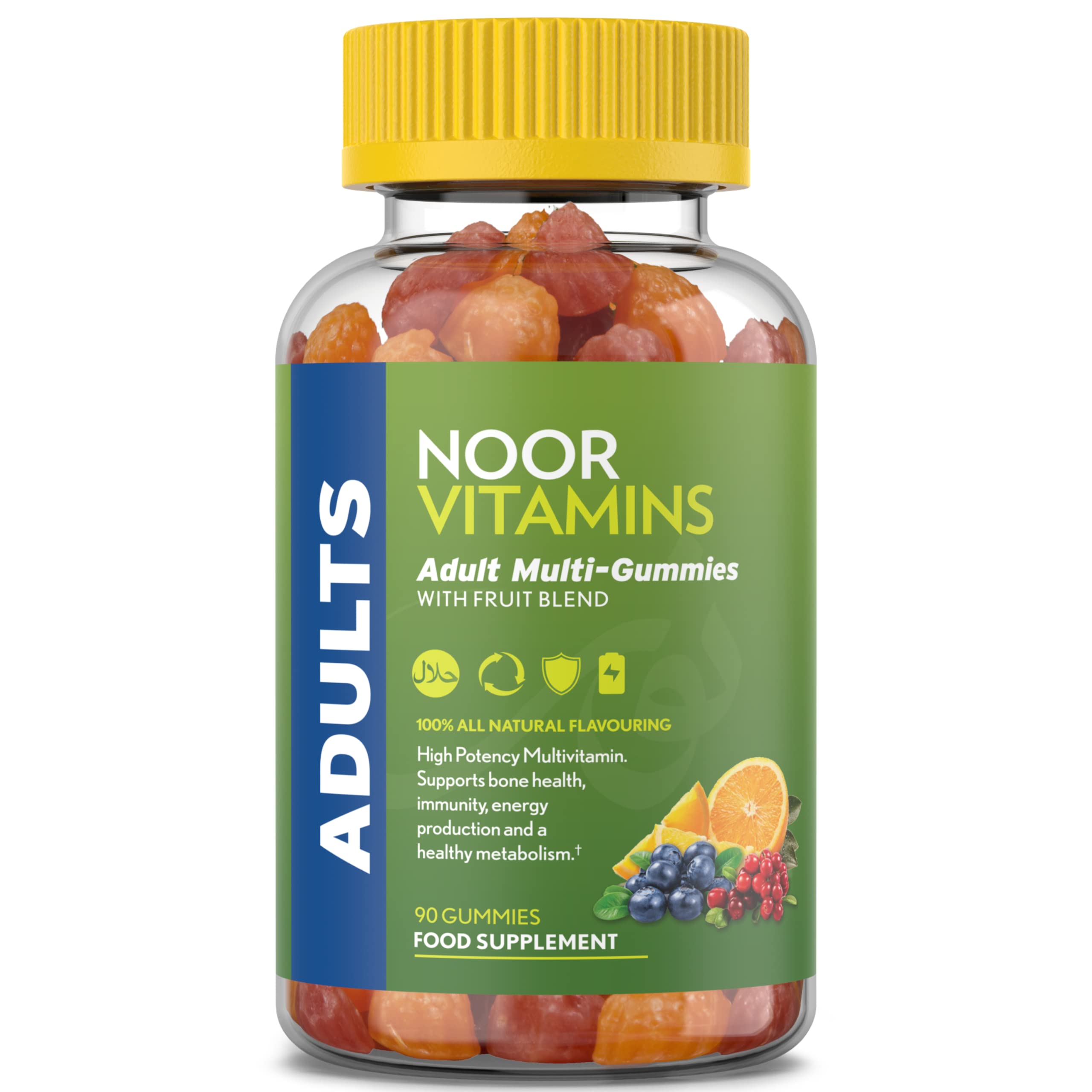 Foto 2 pulgar | Multivitamínico Gummy Noor Vitamins Halal Adult 90 Unidades - Venta Internacional.