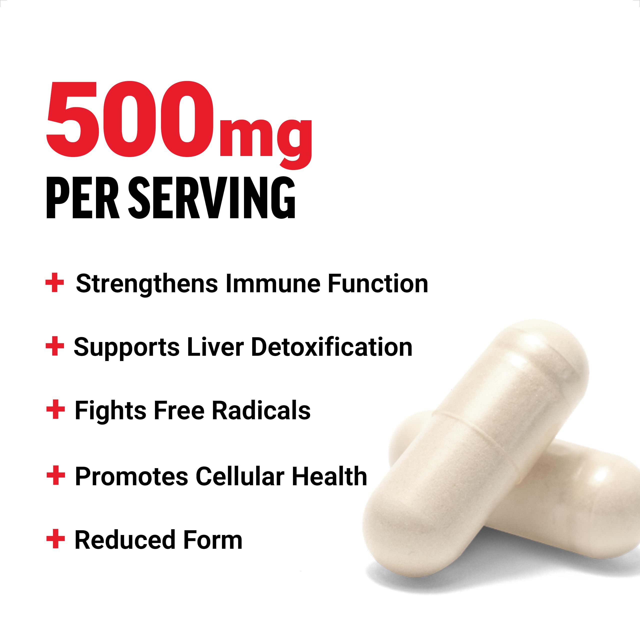 Foto 3 pulgar | Suplemento De Glutatión Force Factor 500 Mg 60 Cápsulas - Venta Internacional.