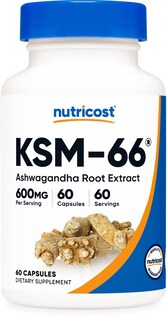 Foto 1 | Suplemento Nutricost Ksm-66 De Extracto De Raíz De Ashwagandha 600 Mg - Venta Internacional.