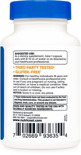 Foto 3 | Suplemento Nutricost Ksm-66 De Extracto De Raíz De Ashwagandha 600 Mg - Venta Internacional.