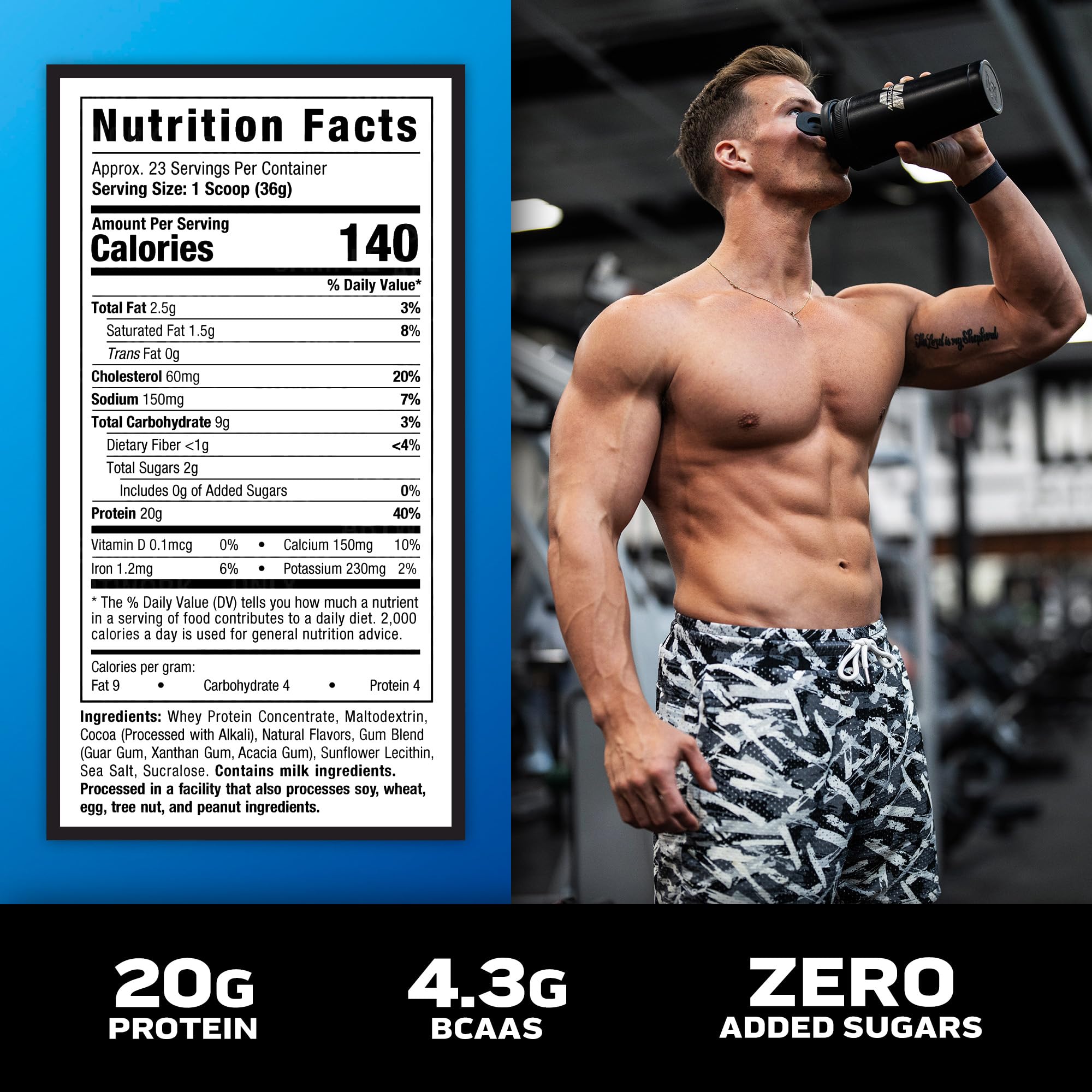 Foto 5 pulgar | Proteína De Suero En Polvo Muscletech Triple Chocolate Alimentado Con Pasto, 800 G - Venta Internacional.
