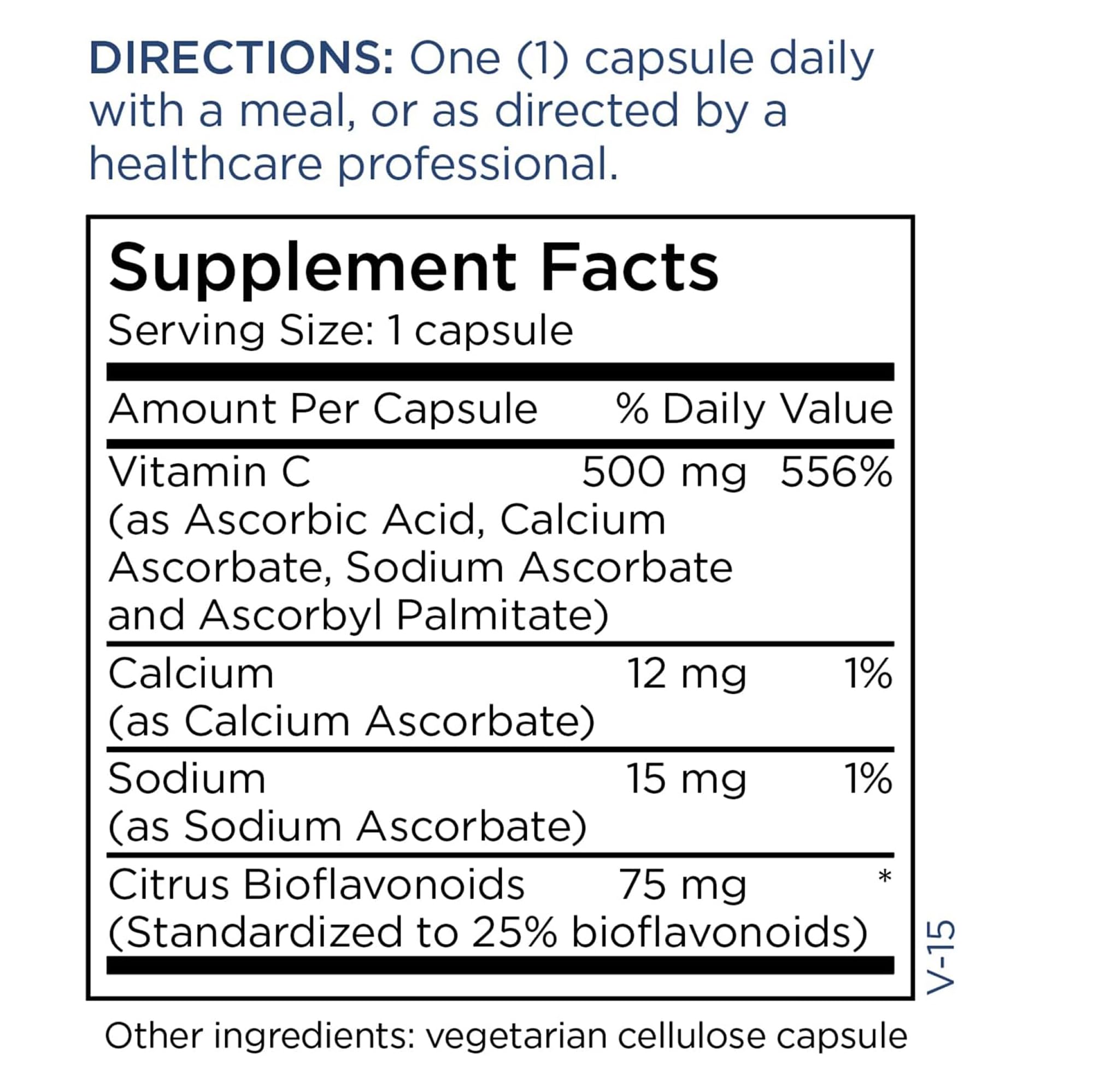 Foto 6 pulgar | Suplemento De 500 Mg De Vitamina C Amortiguada Para El Mantenimiento Metabólico - Venta Internacional.