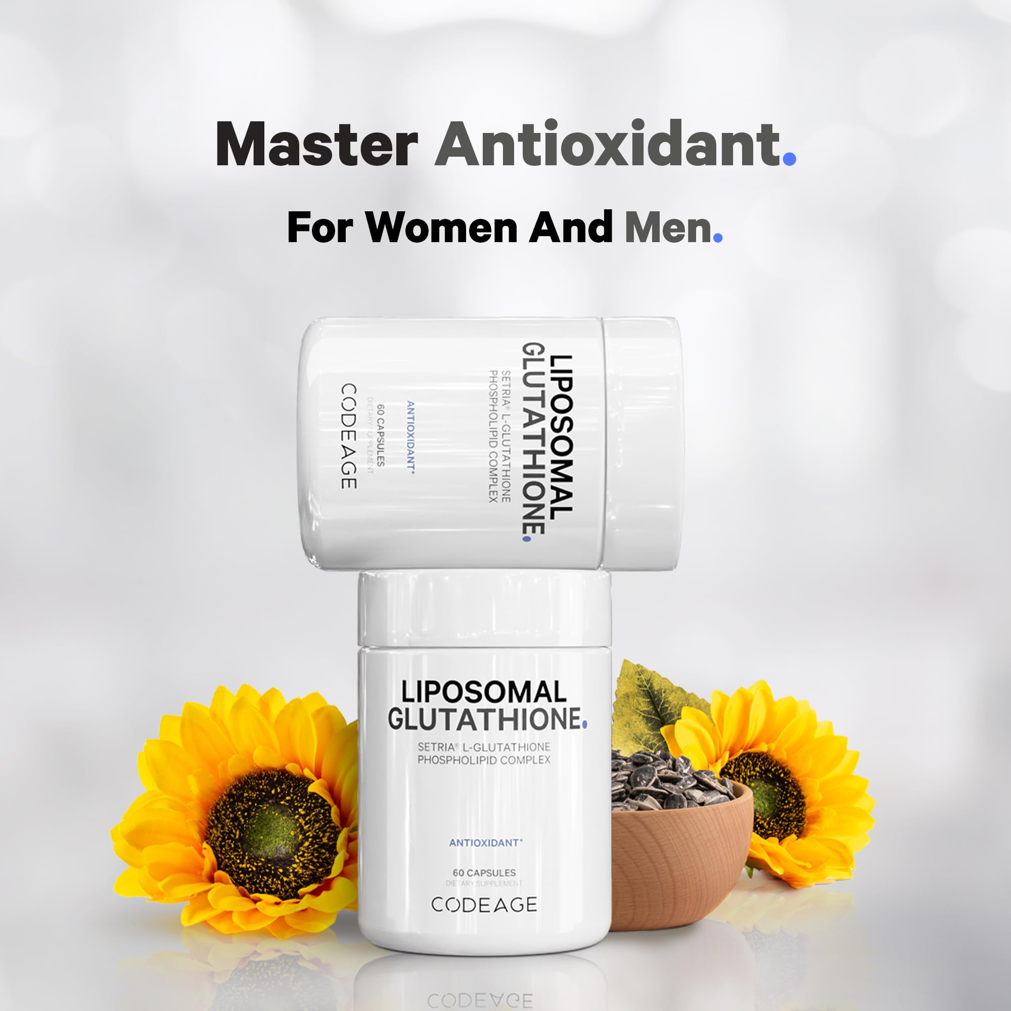 Foto 5 pulgar | Suplemento De Glutatión Liposomal Codeage 500 Mg 60 Cápsulas - Venta Internacional.