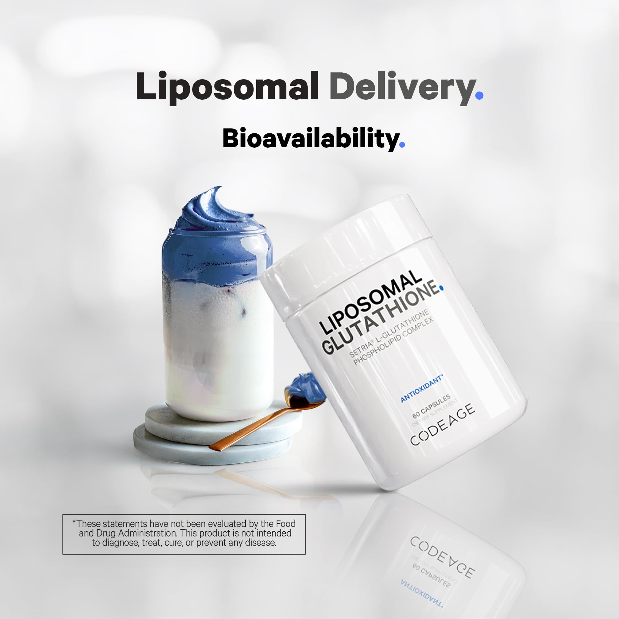 Foto 6 pulgar | Suplemento De Glutatión Liposomal Codeage 500 Mg 60 Cápsulas - Venta Internacional.