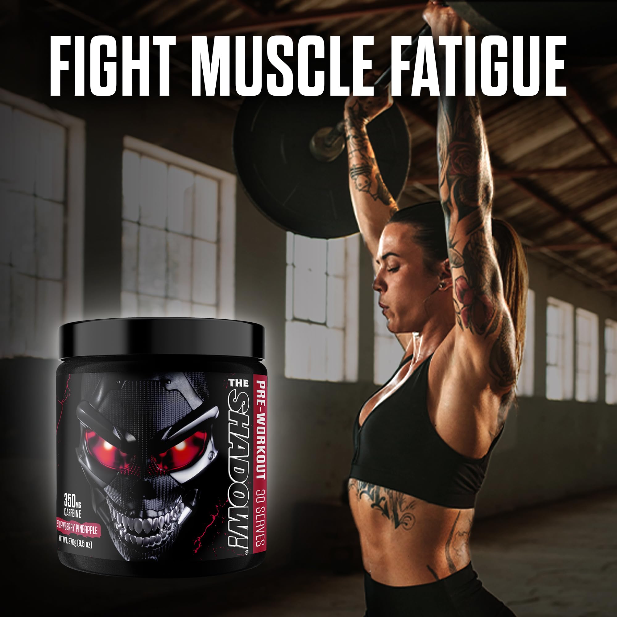 Foto 5 | Preworkout Jnx Sports ¡la Sombra! 350 Mg De Cafeína Y Fresa - Venta Internacional.