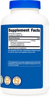 Foto 5 | Suplemento Nutricost Extracto De Diente De León 1575 Mg 180 Cápsulas - Venta Internacional.