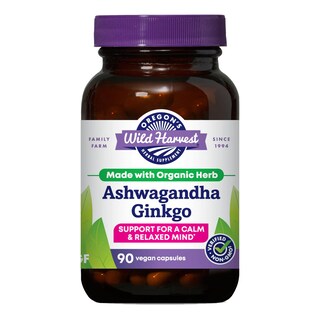 Foto 1 | Suplementos Oregon's Wild Harvest Ashwagandha Ginkgo 90 Cápsulas - Venta Internacional.