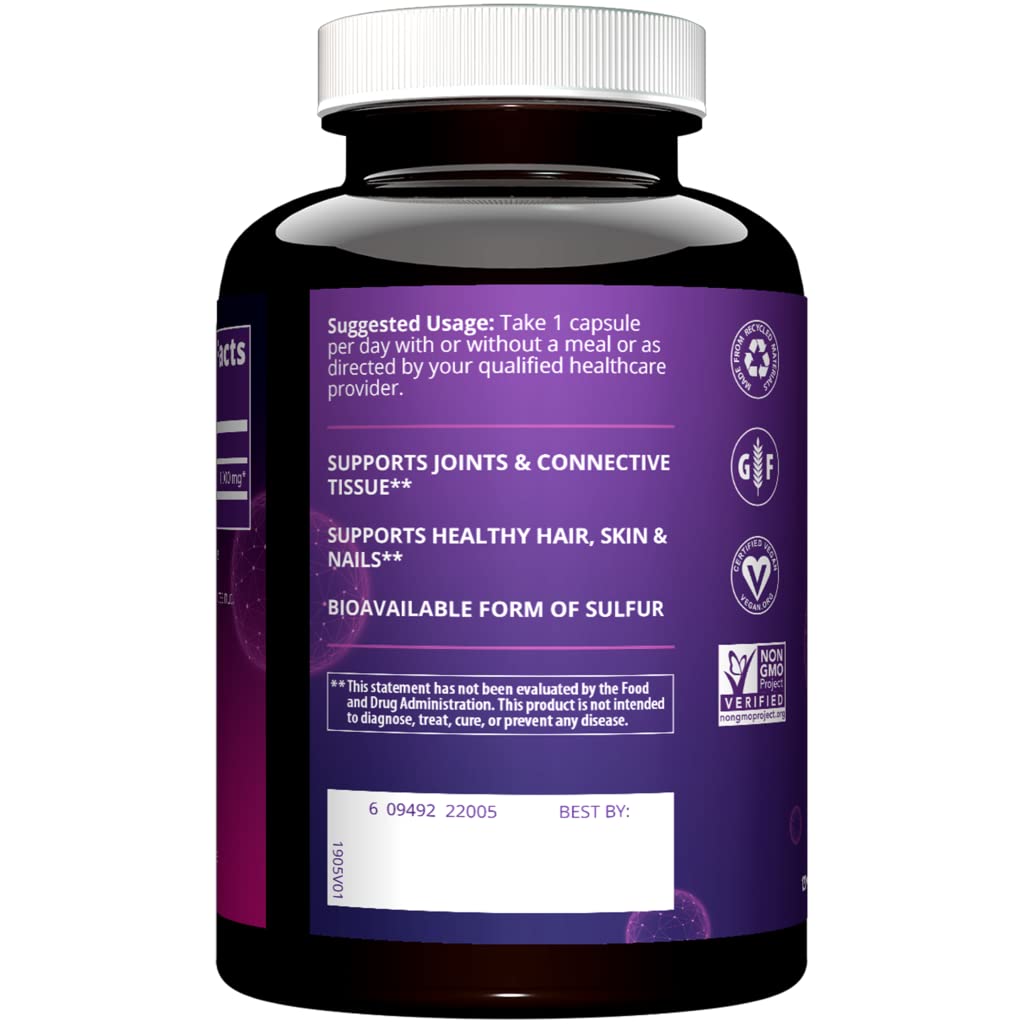 Foto 4 pulgar | Suplemento Mrm Nutrition Msm En Cápsulas De 1000 Mg Para La Salud De Las Articulaciones - Venta Internacional.