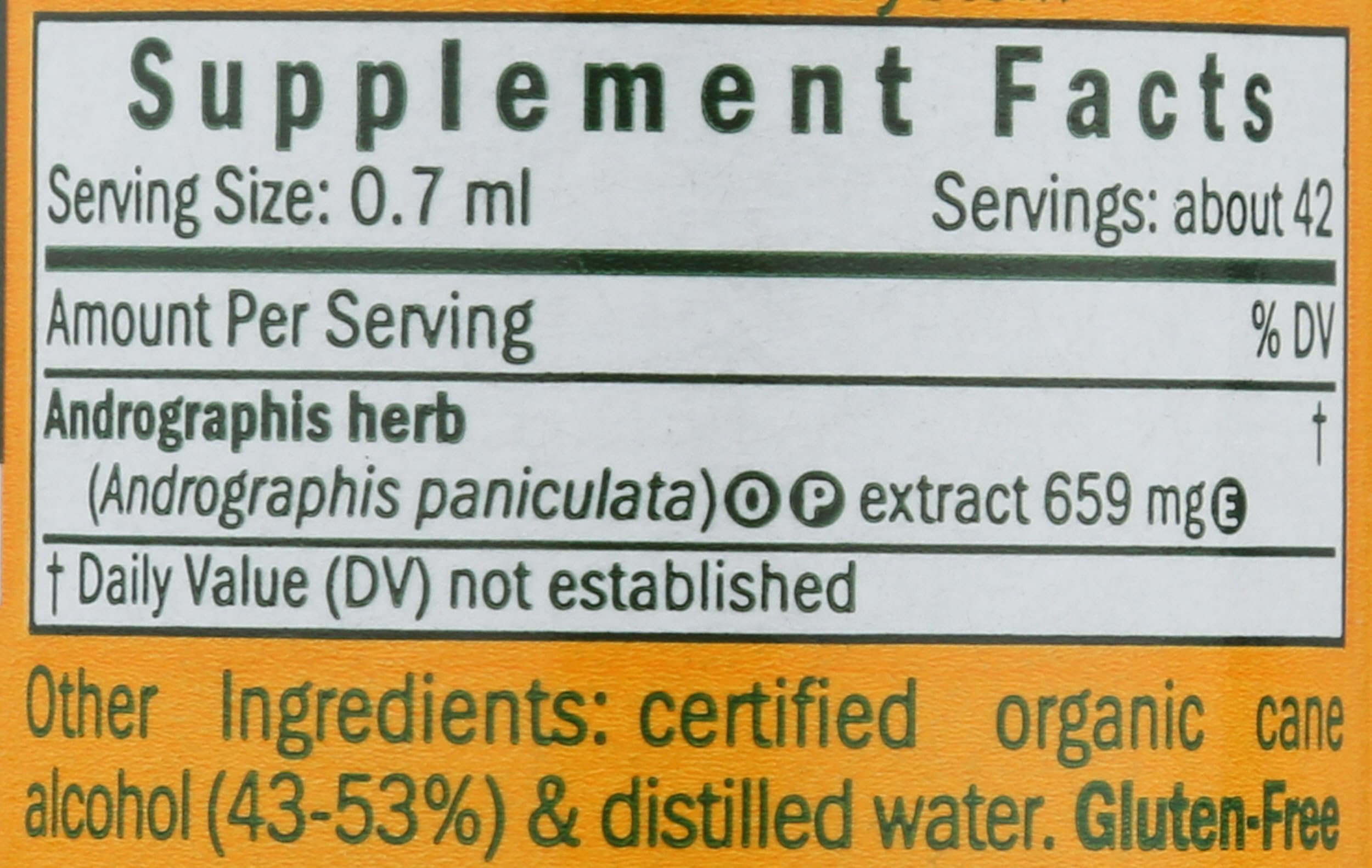 Foto 5 pulgar | Suplemento De Extracto De Andrographis De Herb Pharm 30 Ml - Venta Internacional.