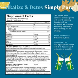 Foto 3 | Suplemento De Amazing Grass Greens, Superalimento Alcalinizante Y Desintoxicante - Venta Internacional.