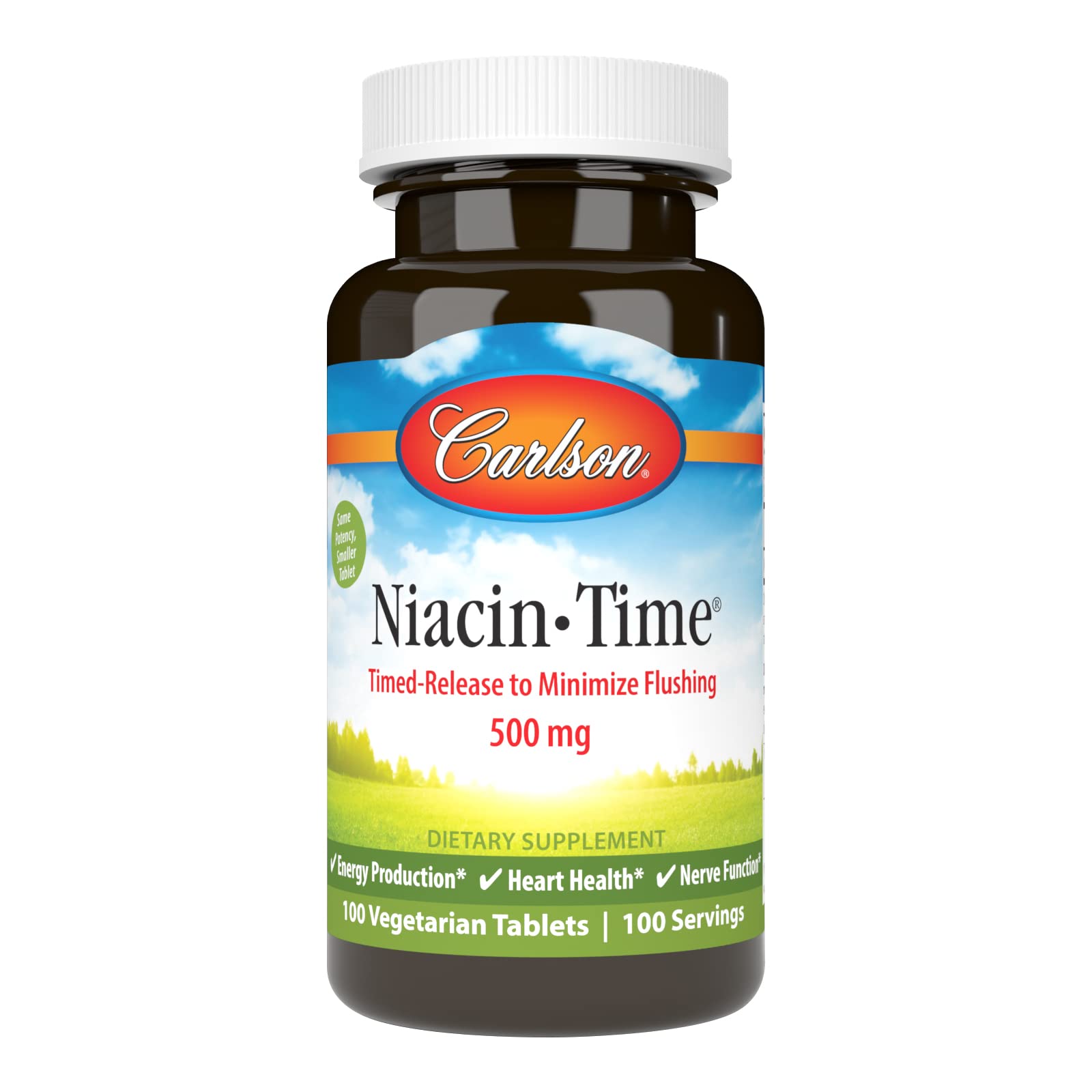 Foto 2 pulgar | Suplemento Carlson Niacin-time 500 Mg De Vitamina B-3 100 Comprimidos - Venta Internacional.