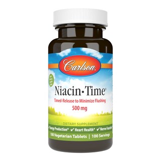 Foto 1 | Suplemento Carlson Niacin-time 500 Mg De Vitamina B-3 100 Comprimidos - Venta Internacional.