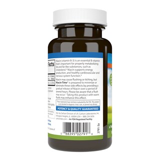 Foto 3 | Suplemento Carlson Niacin-time 500 Mg De Vitamina B-3 100 Comprimidos - Venta Internacional.