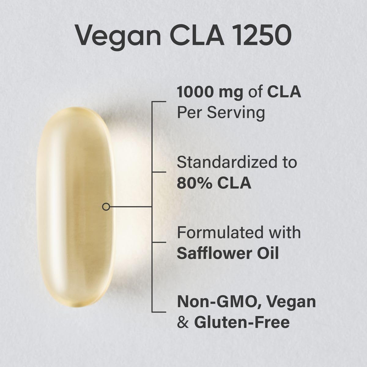 Foto 3 pulgar | Suplemento Sports Research Vegan Cla 1250 Mg 90 Cápsulas Blandas - Venta Internacional.