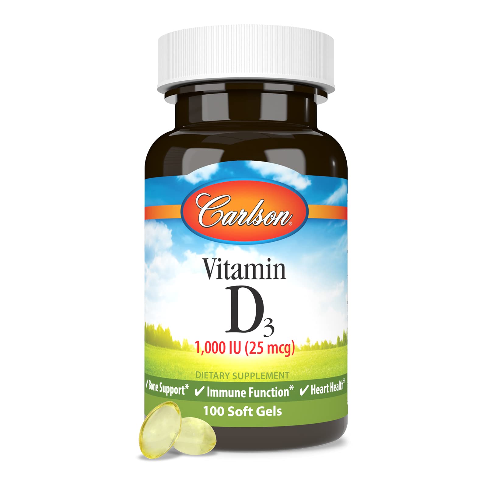 Foto 6 pulgar | Suplemento De Vitamina D Carlson D3 1000 Ui 250 Cápsulas Blandas - Venta Internacional.