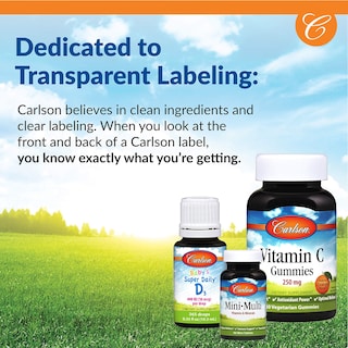 Foto 7 | Suplemento De Vitamina D Carlson D3 1000 Ui 250 Cápsulas Blandas - Venta Internacional.