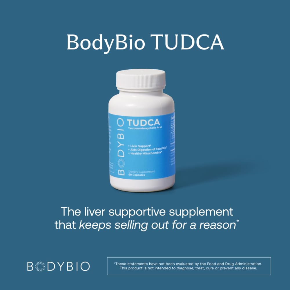 Foto 4 pulgar | Suplemento Bodybio Tudca Liver Support 60 Cápsulas - Venta Internacional.
