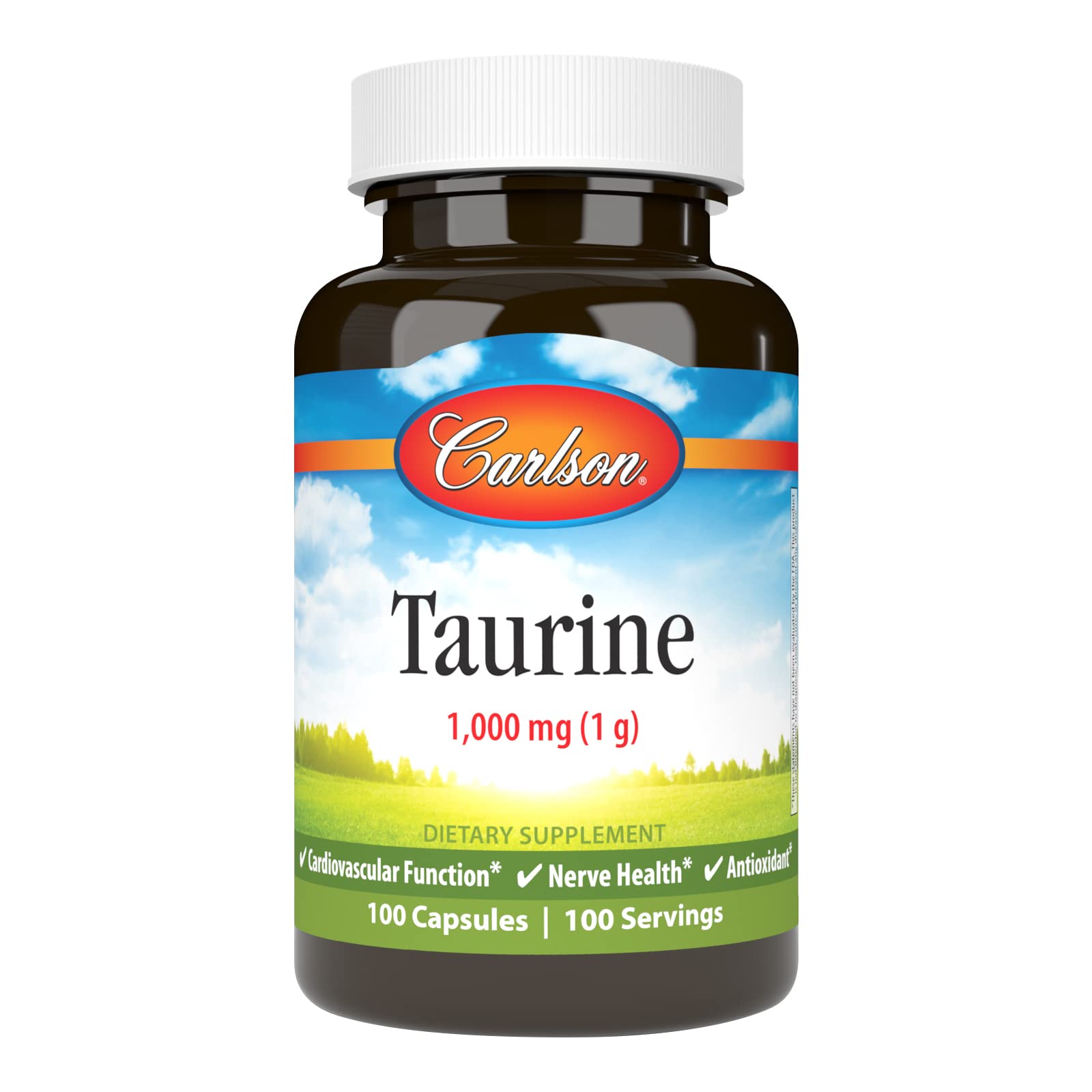 Foto 2 pulgar | Suplemento Carlson Taurine 1000 Mg, 100 Cápsulas - Venta Internacional.