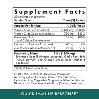 Foto 2 | Suplemento Michael's Quick Immune Response 60 Tabletas - Venta Internacional.
