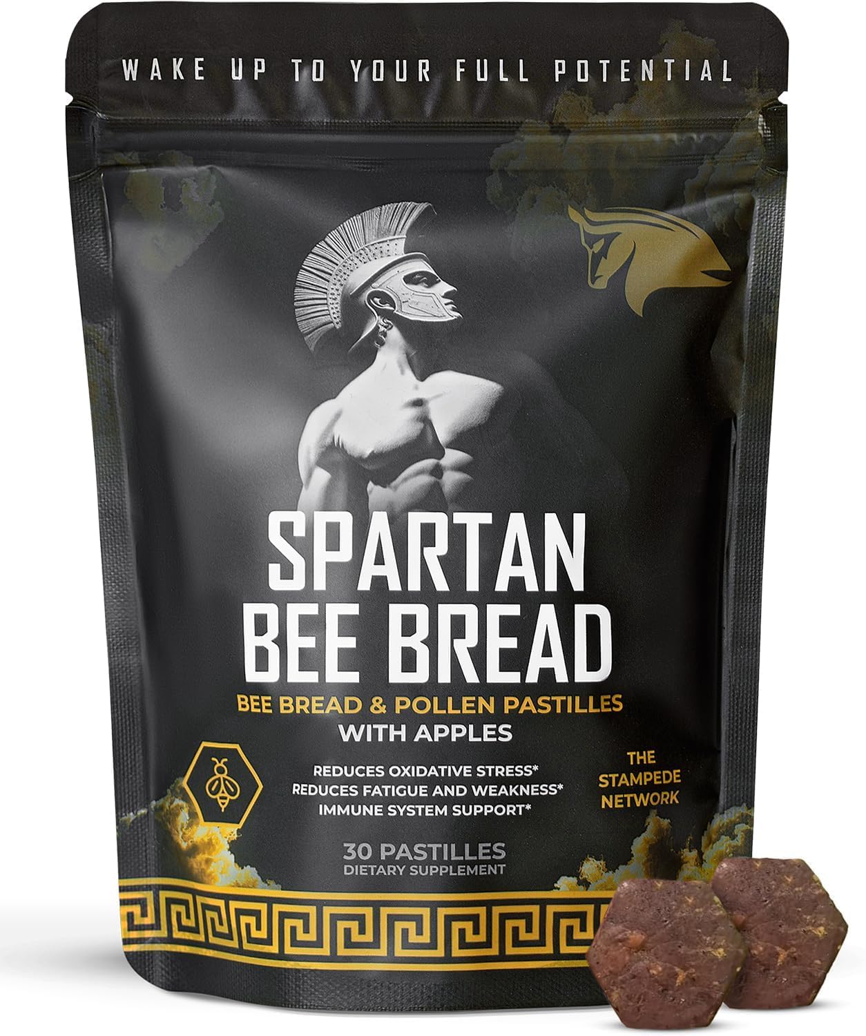 Multivitamínico Masticable Spartan Bee Bread Stampede Network - Venta Internacional.