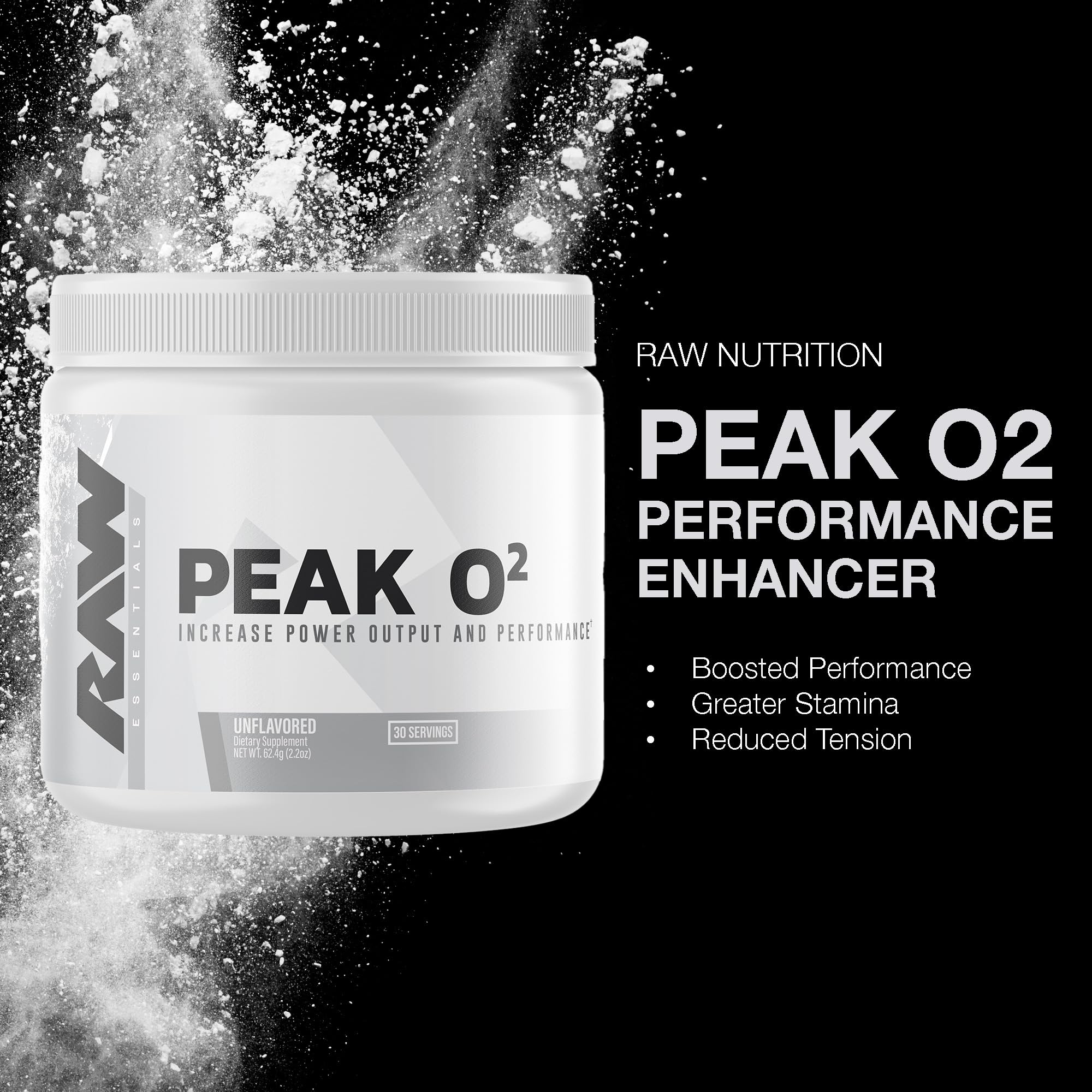 Foto 3 pulgar | Suplemento Raw Peak O2 Performance Enhancer, 30 Porciones - Venta Internacional.