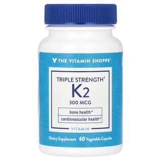 Foto 1 | Suplemento De Vitamina K2 De Triple Concentración De The Vitamin Shoppe, 300 Mcg - Venta Internacional.