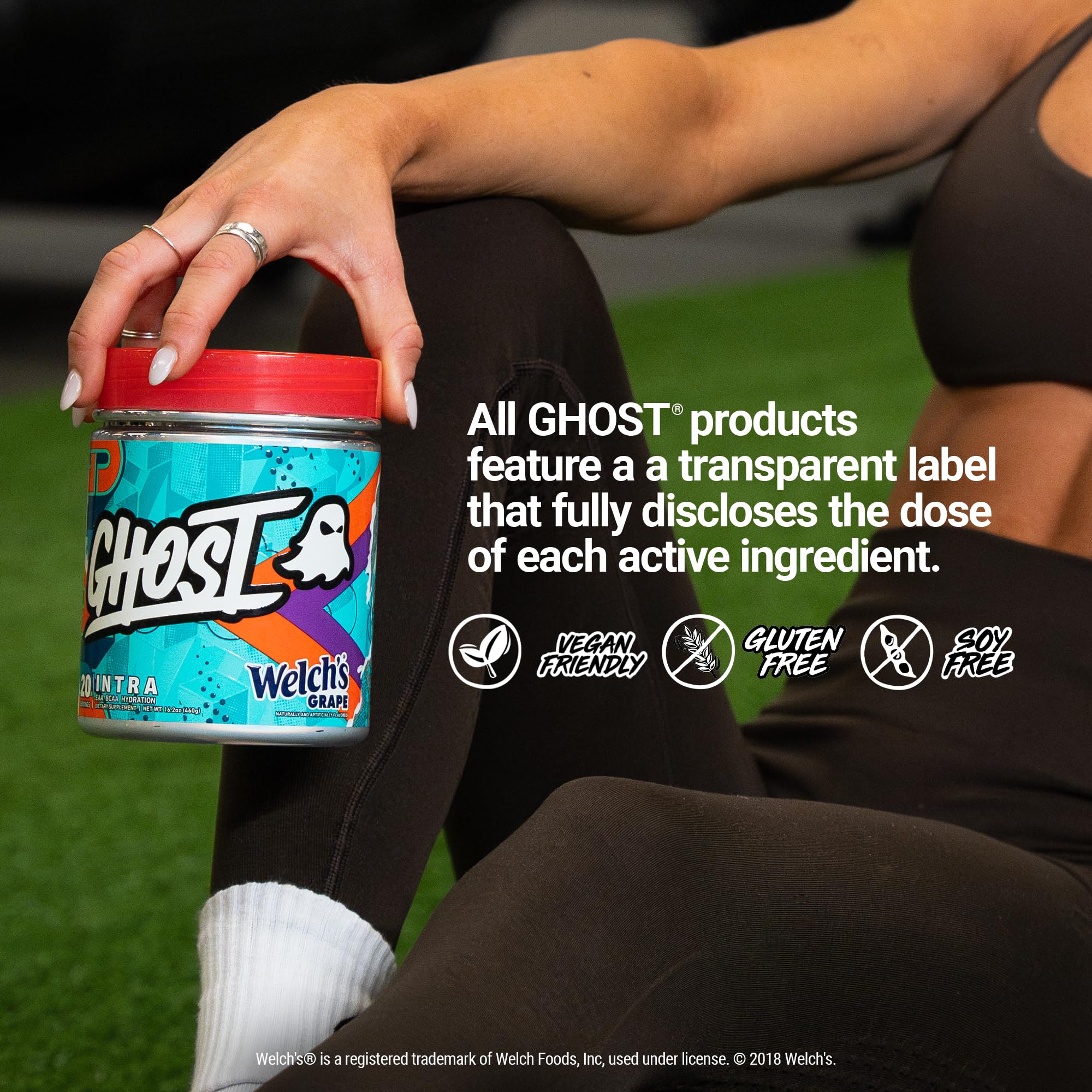 Foto 6 pulgar | Polvo Intra Workout Ghost Welch's Con Sabor A Uva, 20 Porciones - Venta Internacional.