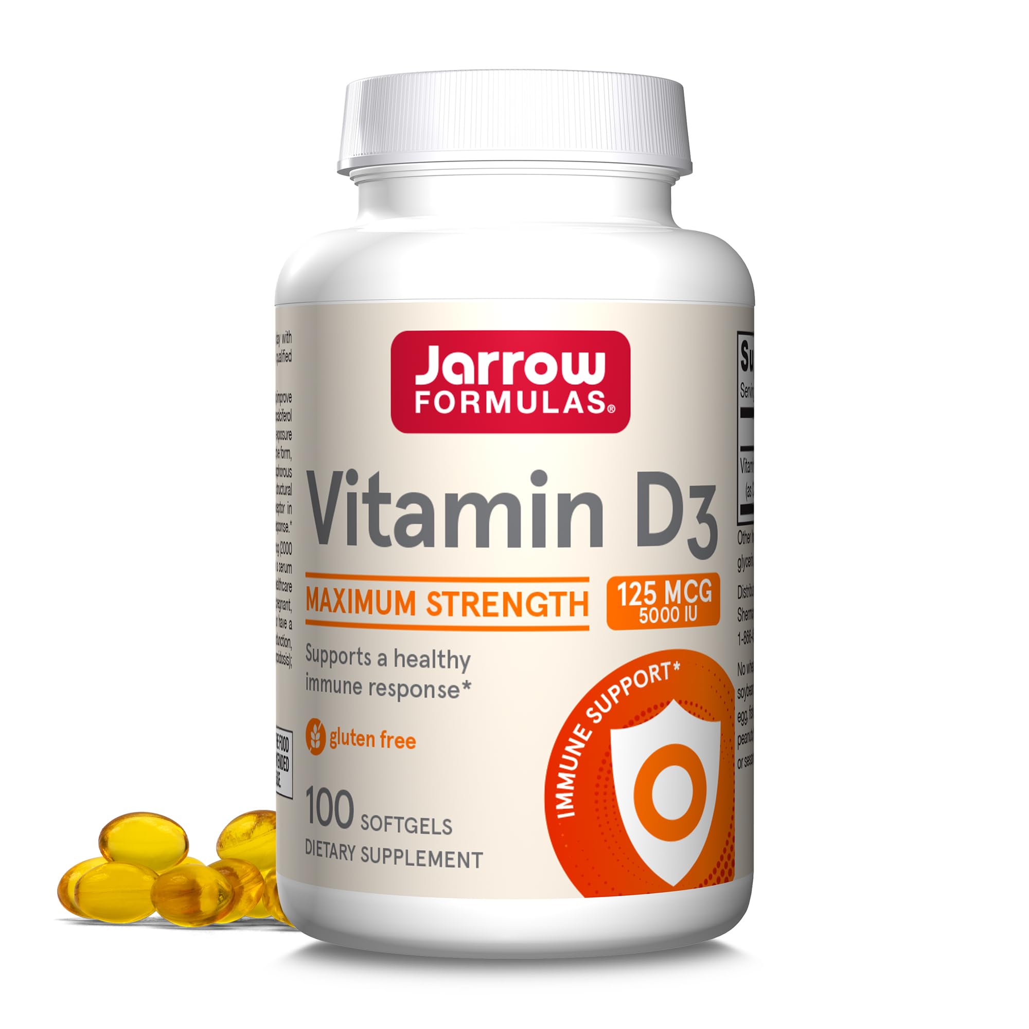 Foto 2 pulgar | Suplemento De Vitamina D3 De Jarrow Formulas 125 Mcg (5000 Ui) - Venta Internacional.
