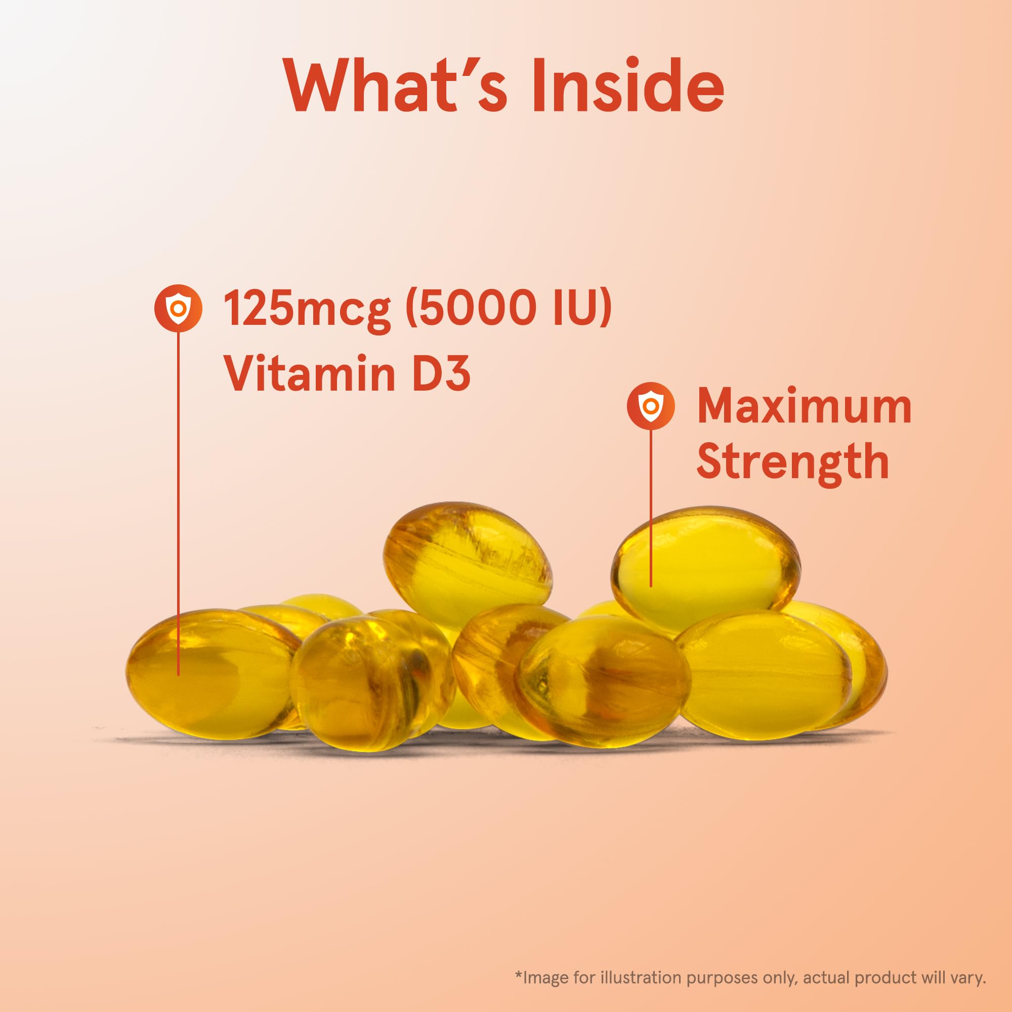 Foto 3 | Suplemento De Vitamina D3 De Jarrow Formulas 125 Mcg (5000 Ui) - Venta Internacional.